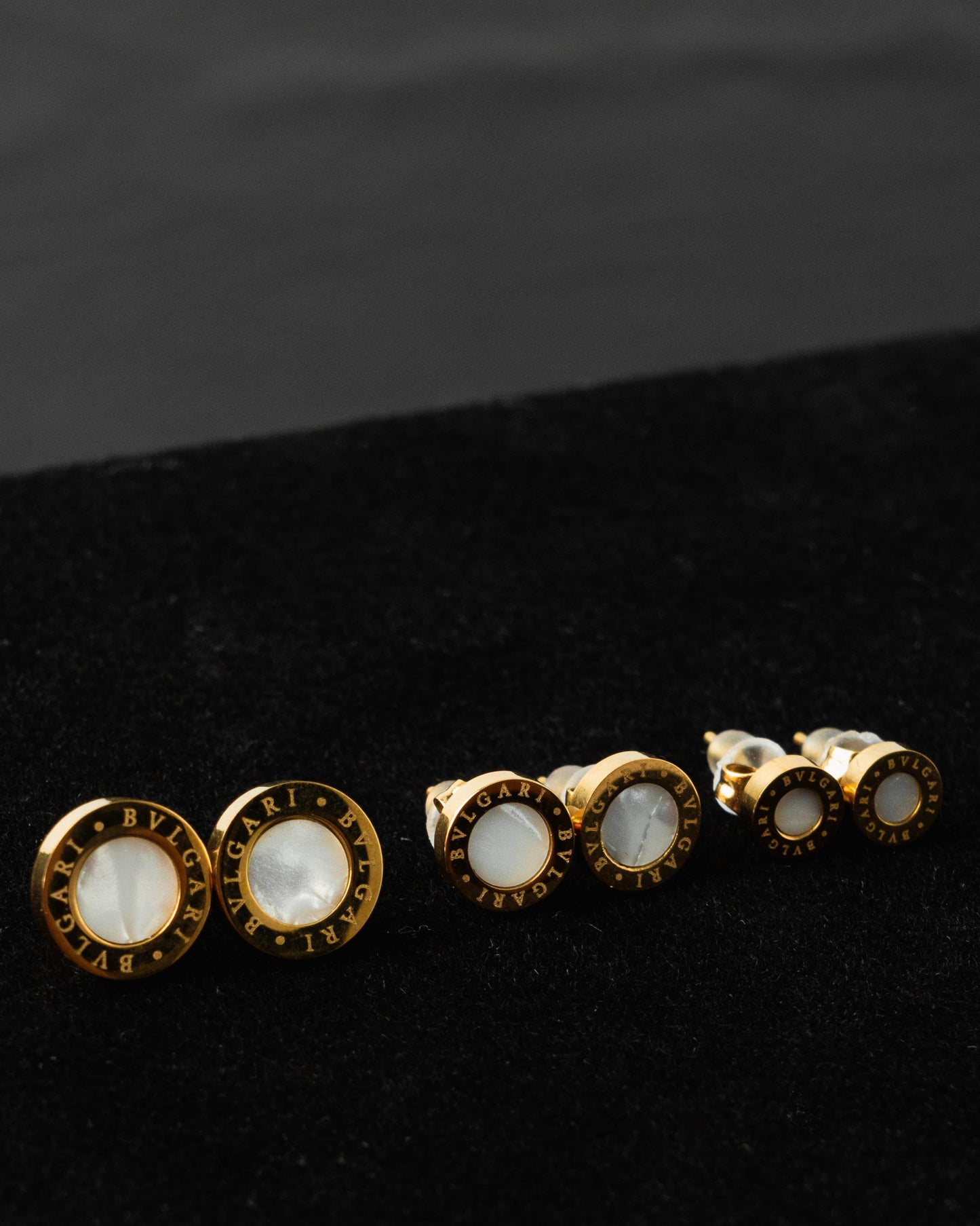Aretes x3 Oro Laminado Ref Bulgari