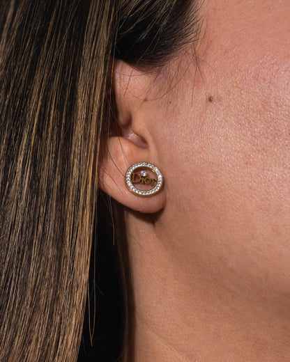 Aretes x3 Oro Laminado Ref Dior