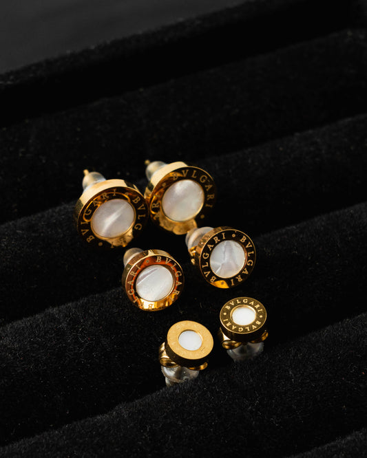 Aretes x3 Oro Laminado Ref Bulgari
