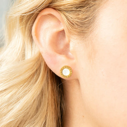 Aretes x3 Oro Laminado Ref Bulgari