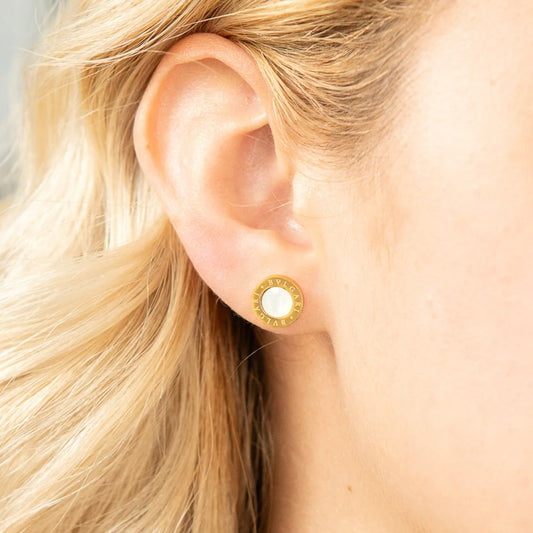 Aretes x3 Oro Laminado Ref Bulgari