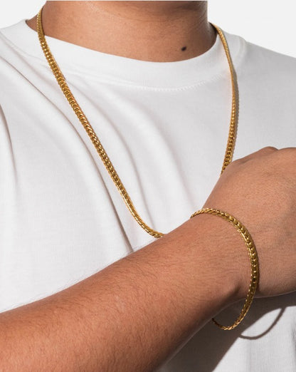 Cadena Grabada Oro Laminado 18k + Caja De Lujo Gratis + Bono De Descuento +33% Off + Envío Gratis . ¡SOLO POR HOY!