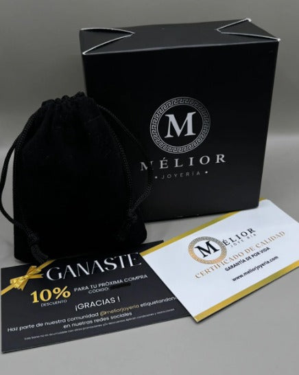 Aretes x3 Oro Laminado Ref Bulgari