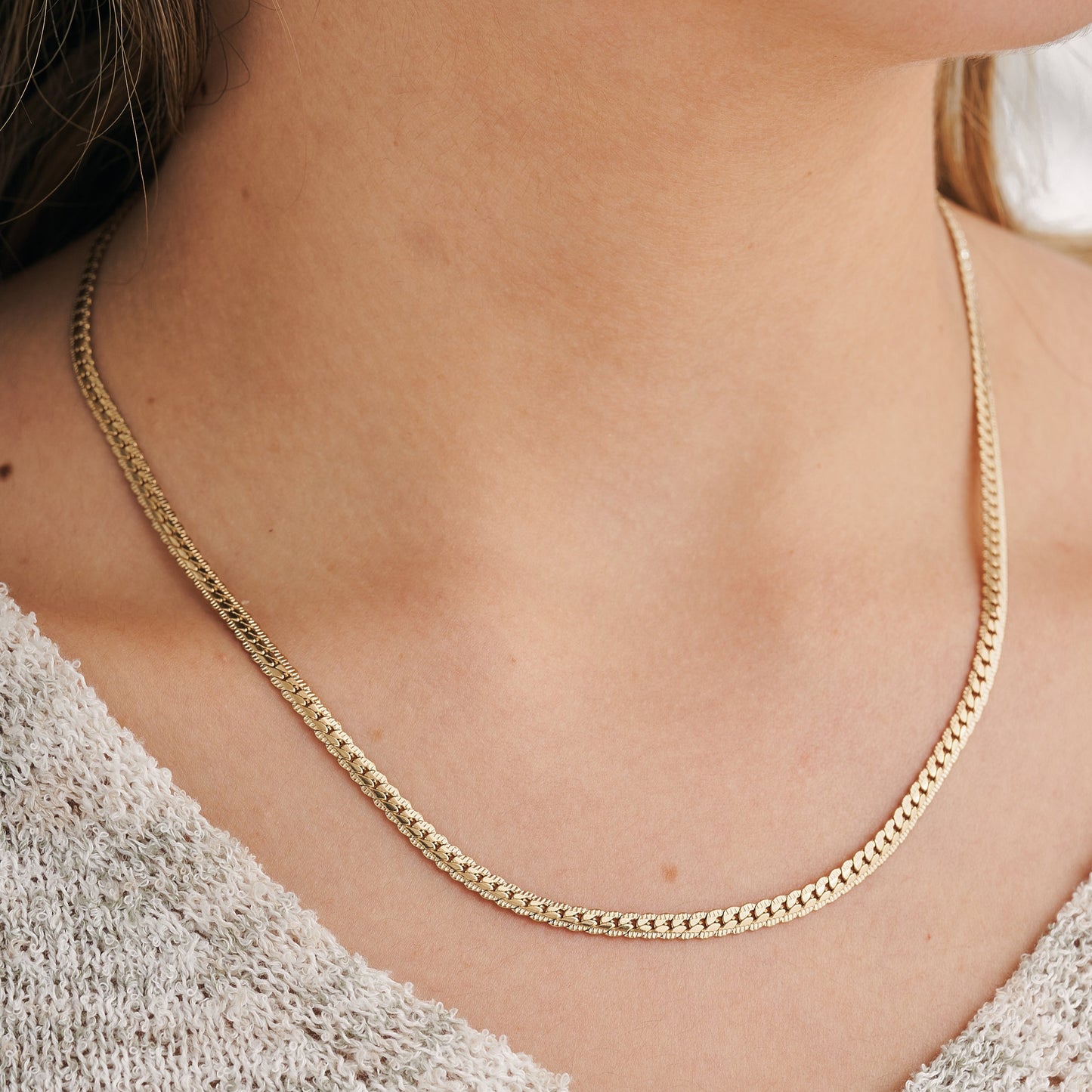 Cadena Grabada Oro Laminado 18k + Caja De Lujo Gratis + Bono De Descuento +33% Off + Envío Gratis . ¡SOLO POR HOY!