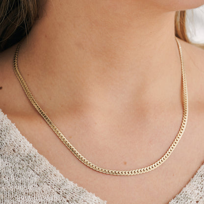 Cadena Grabada Oro Laminado 18k + Caja De Lujo Gratis + Bono De Descuento +33% Off + Envío Gratis . ¡SOLO POR HOY!