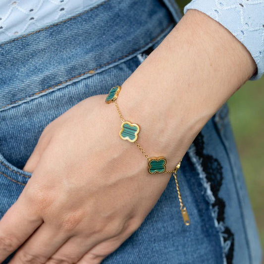Pulsera Dama Trévol Verde
